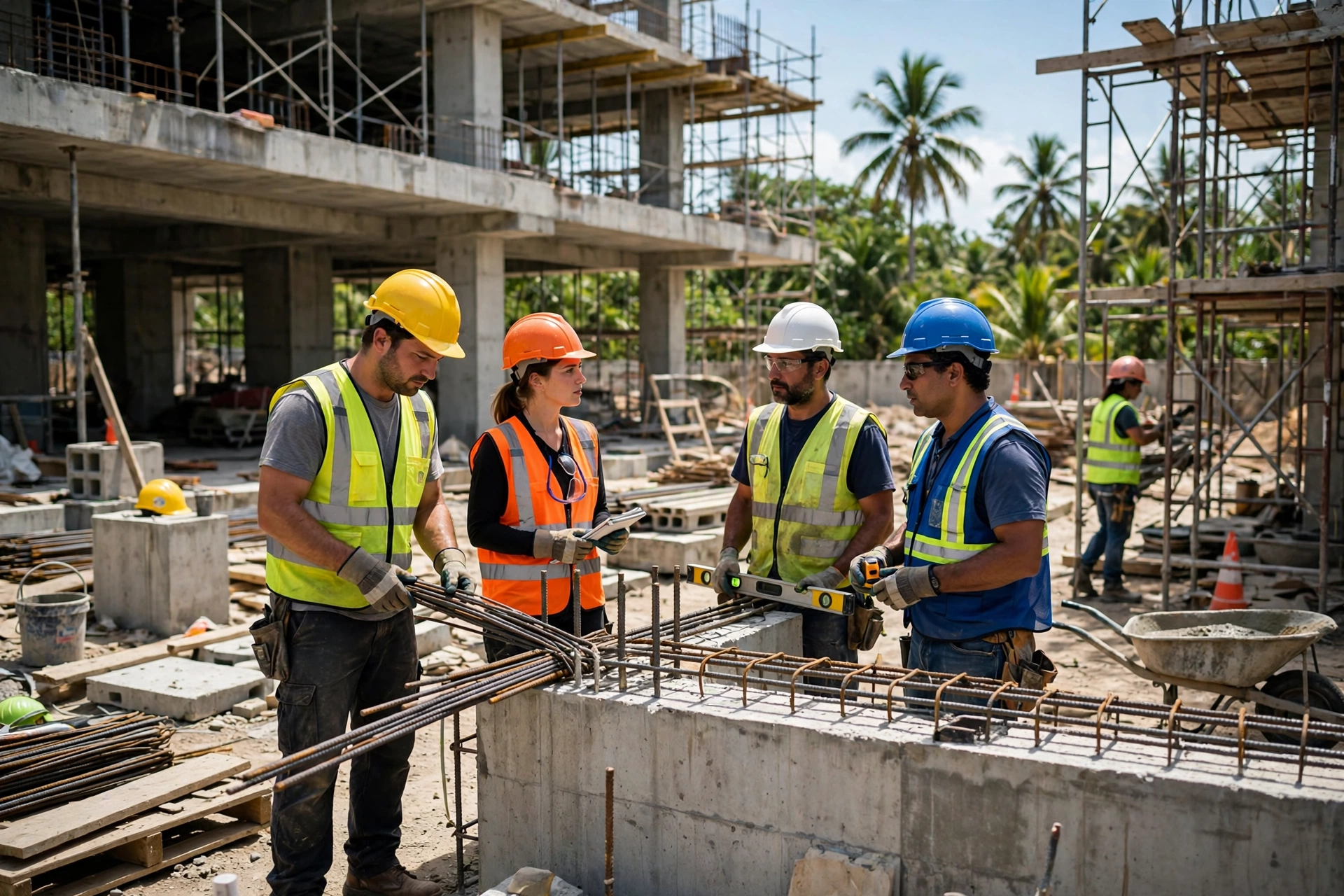 Construction site — illustrative image
